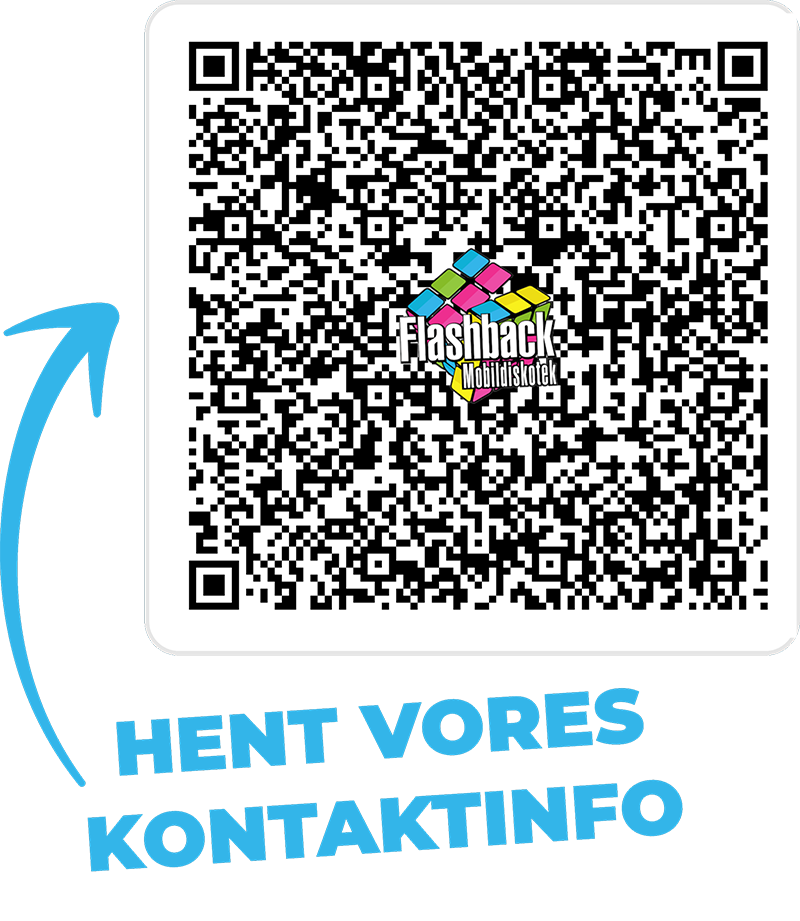 Hent alle Mobildiskotek Flashback kontak toplysninger (Visitkort)